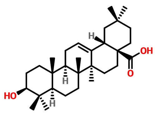Oleanolic acid structure